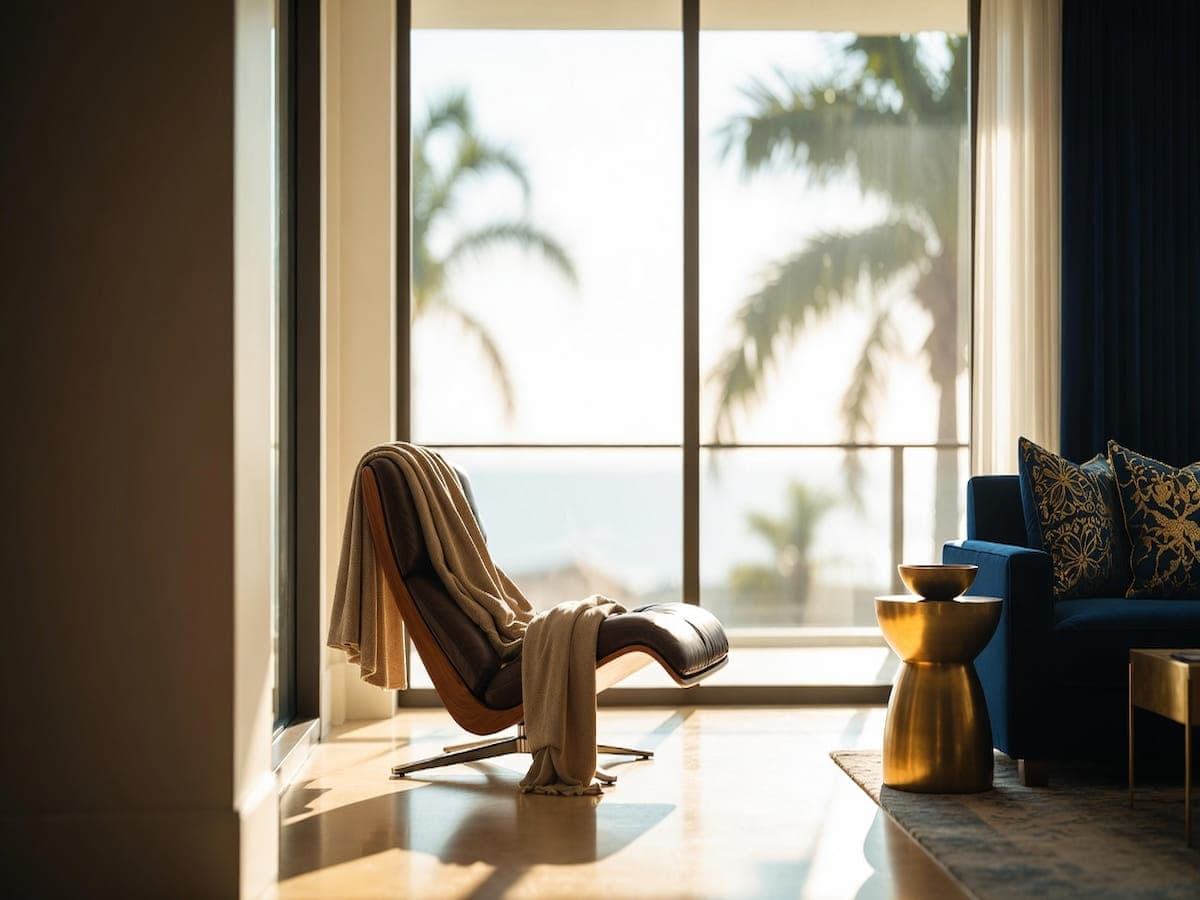 Comfortable home setting for at-home ketamine therapy serving Miami and South Florida