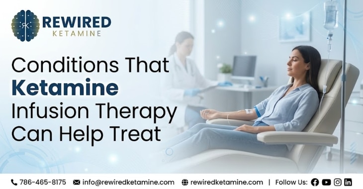 Conditions That Ketamine Infusion Therapy Can Help Treat
